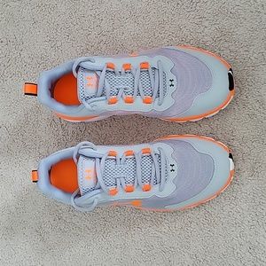 Under Armour Gray and Orange Shoes